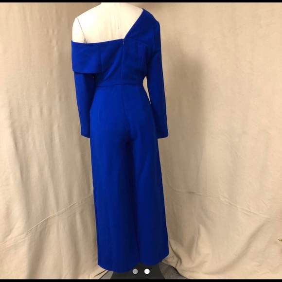 Chic Lavish Alice one Shoulder Wide Leg Jumpsuit - Picture 9 of 10